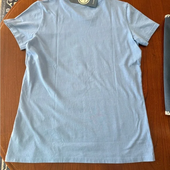 Life Is Good Blue Tee with Daisy Design - Picture 4 of 4